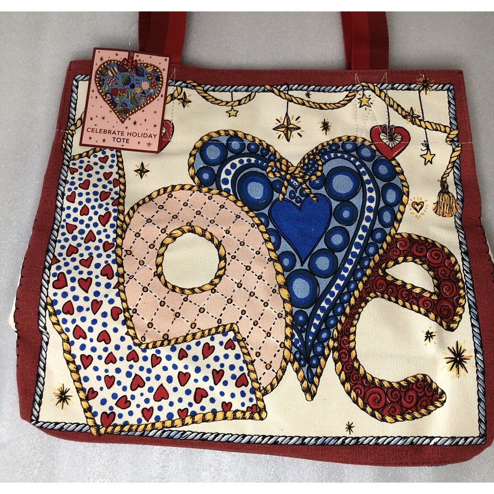 BRIGHTON Celebrate Holiday Tote New With Tags Retails for $150 - Picture 2 of 16